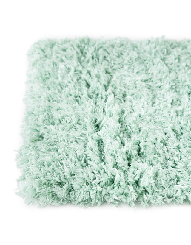 Cyan 3' 3 x 5' 3 Infinity Shag Rectangle Area Rug Thick Soft Touch Fluffy & Plush Shaggy Pile 100% Polypropylene With Jute Backing Solid Color Minimalist Carpet for Sale at Rug Engine