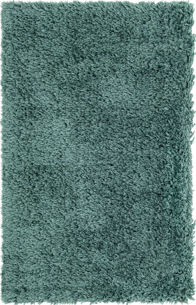 Forest Green 3' 3 x 5' 3 Infinity Shag Rectangle Area Rug Thick Soft Touch Fluffy & Plush Shaggy Pile 100% Polypropylene With Jute Backing Solid Color Minimalist Carpet for Sale at Rug Engine