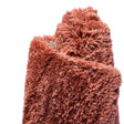 Vintage Rose 8' x 8' Infinity Shag Square Area Rug Thick Soft Touch Fluffy & Plush Shaggy Pile 100% Polypropylene With Jute Backing Solid Color Minimalist Carpet for Sale at Rug Engine