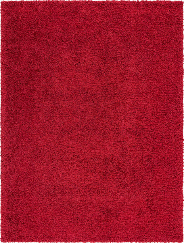 Merlot 9' x 12' Infinity Shag Rectangle Area Rug Thick Soft Touch Fluffy & Plush Shaggy Pile 100% Polypropylene With Jute Backing Solid Color Minimalist Carpet for Sale at Rug Engine