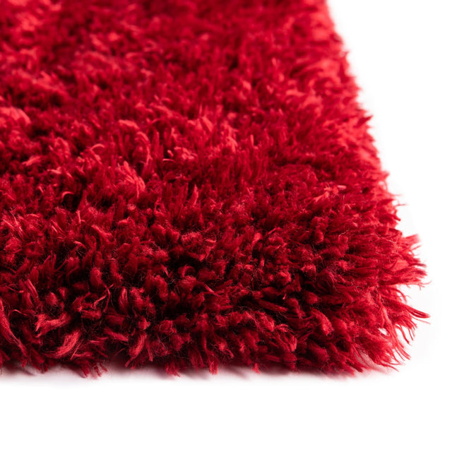 Merlot 9' x 12' Infinity Shag Rectangle Area Rug Thick Soft Touch Fluffy & Plush Shaggy Pile 100% Polypropylene With Jute Backing Solid Color Minimalist Carpet for Sale at Rug Engine
