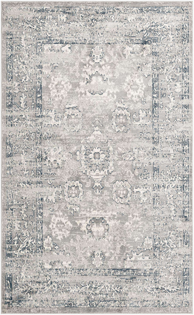 Gray 5' 1 x 8' Sumter Rectangle Area Rug Contemporary Durable Easy Clean Carpet for Bedrooms, Living Areas, Dining, Office, Dorms for Sale at Rug Engine