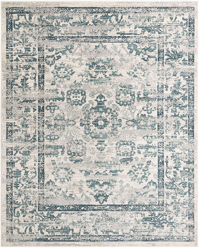 Ivory 8' x 10' Sumter Rectangle Area Rug Contemporary Durable Easy Clean Carpet for Bedrooms, Living Areas, Dining, Office, Dorms for Sale at Rug Engine