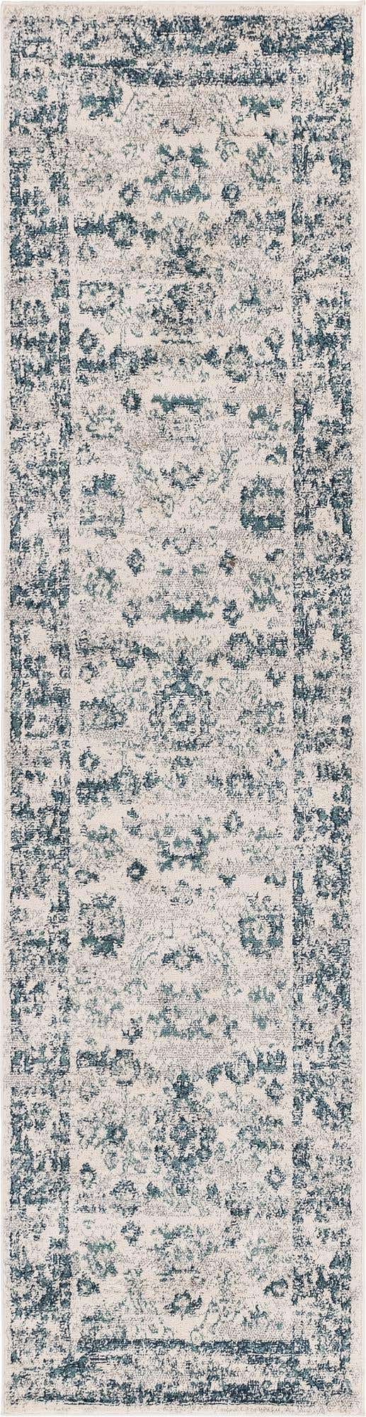 Ivory 2' 7 x 10' Sumter Runner Area Rug Contemporary Durable Easy Clean Carpet for Bedrooms, Living Areas, Dining, Office, Dorms for Sale at Rug Engine
