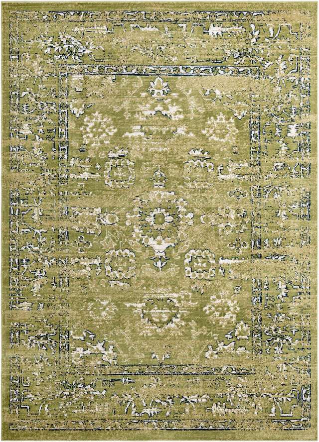 Green 9' x 12' Sumter Rectangle Area Rug Contemporary Durable Easy Clean Carpet for Bedrooms, Living Areas, Dining, Office, Dorms for Sale at Rug Engine