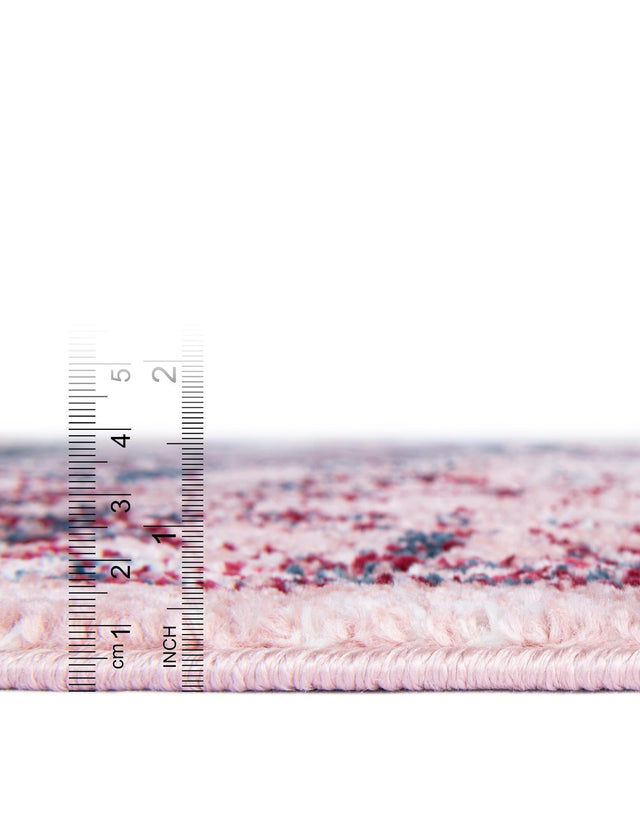 Pink 5' 1 x 8' Sumter Rectangle Area Rug Contemporary Durable Easy Clean Carpet for Bedrooms, Living Areas, Dining, Office, Dorms for Sale at Rug Engine