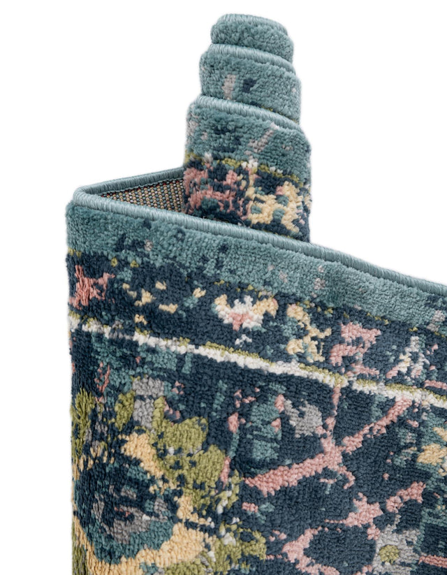 Navy Blue 4' 1 x 6' 1 Sumter Rectangle Area Rug Contemporary Durable Easy Clean Carpet for Bedrooms, Living Areas, Dining, Office, Dorms for Sale at Rug Engine