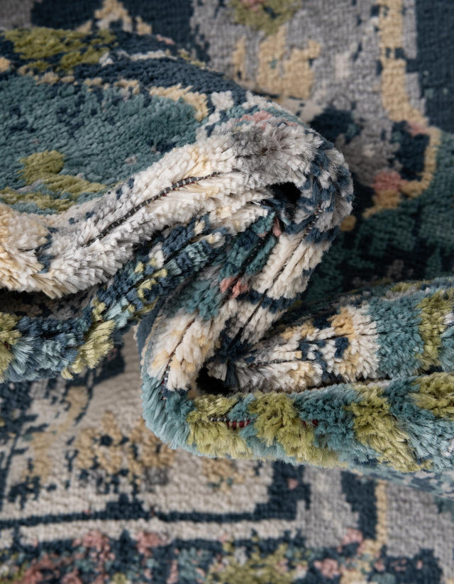 Navy Blue 5' 1 x 5' 1 Sumter Round Area Rug Contemporary Durable Easy Clean Carpet for Bedrooms, Living Areas, Dining, Office, Dorms for Sale at Rug Engine