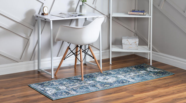 Navy Blue 2' x 6' 1 Sumter Runner Area Rug Contemporary Durable Easy Clean Carpet for Bedrooms, Living Areas, Dining, Office, Dorms for Sale at Rug Engine