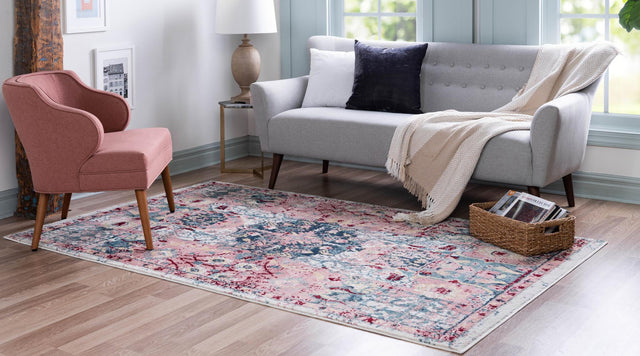 Pink 10' x 13' Sumter Rectangle Area Rug Contemporary Durable Easy Clean Carpet for Bedrooms, Living Areas, Dining, Office, Dorms for Sale at Rug Engine