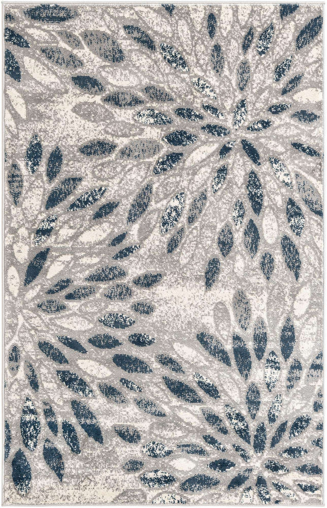 Gray 4' 1 x 6' 1 Sumter Rectangle Area Rug Contemporary Durable Easy Clean Carpet for Bedrooms, Living Areas, Dining, Office, Dorms for Sale at Rug Engine