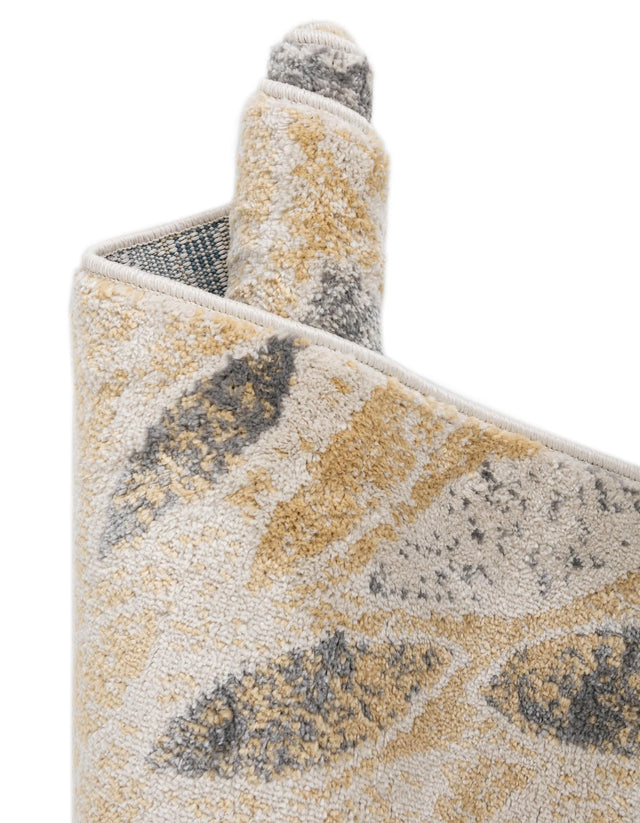 Yellow 5' 1 x 8' Sumter Rectangle Area Rug Contemporary Durable Easy Clean Carpet for Bedrooms, Living Areas, Dining, Office, Dorms for Sale at Rug Engine