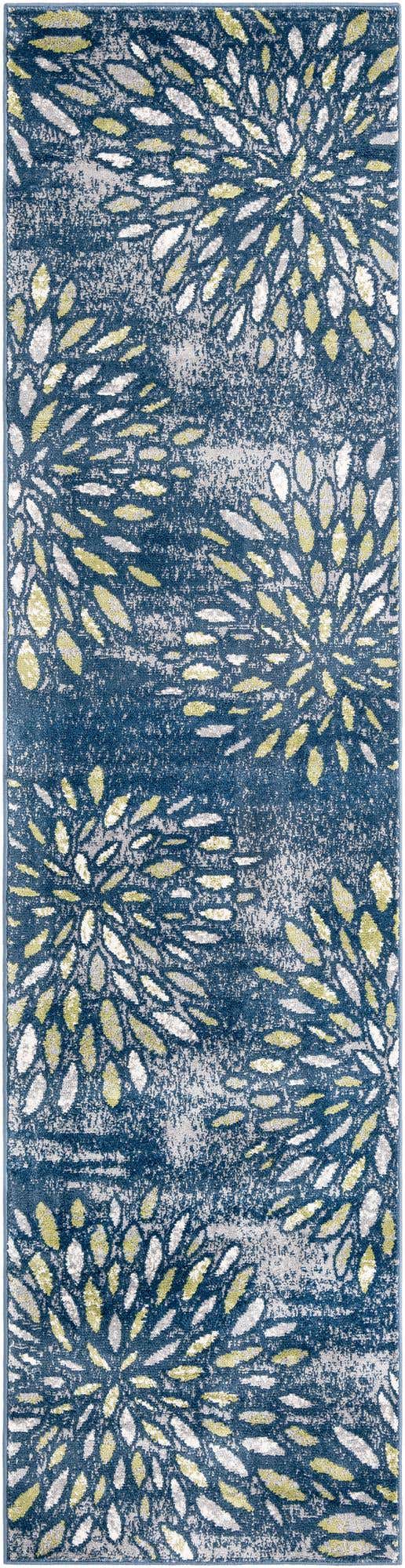 Navy Blue 2' 7 x 10' Sumter Runner Area Rug Contemporary Durable Easy Clean Carpet for Bedrooms, Living Areas, Dining, Office, Dorms for Sale at Rug Engine