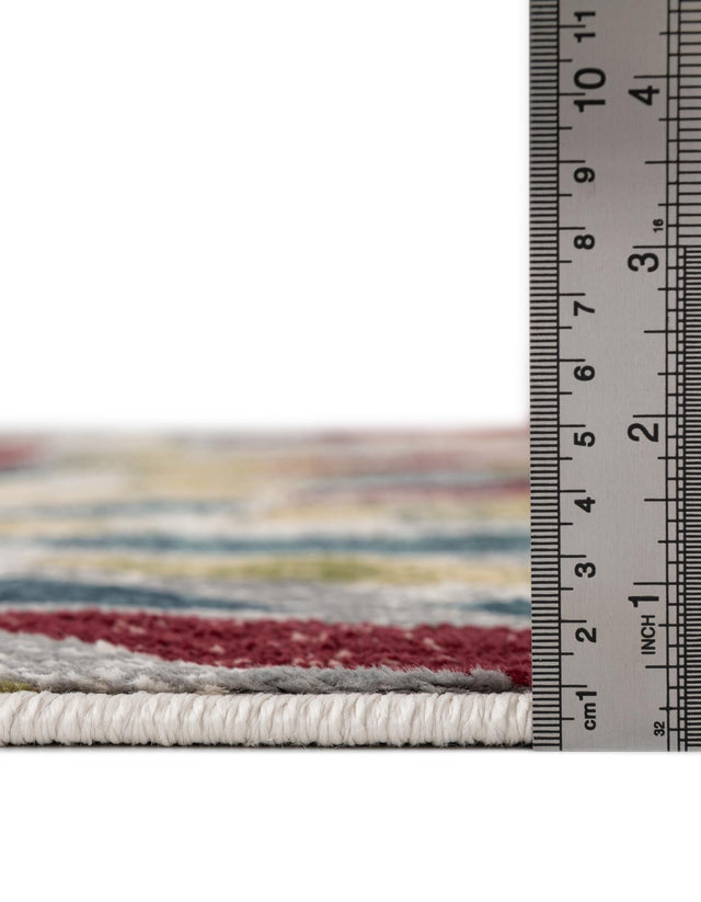 Multicolor 8' x 10' Sumter Rectangle Area Rug Contemporary Durable Easy Clean Carpet for Bedrooms, Living Areas, Dining, Office, Dorms for Sale at Rug Engine