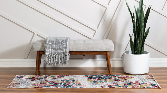Multicolor 2' 7 x 10' Sumter Runner Area Rug Contemporary Durable Easy Clean Carpet for Bedrooms, Living Areas, Dining, Office, Dorms for Sale at Rug Engine