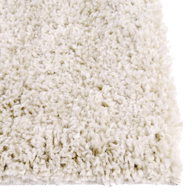Oatmeal Beige 2' x 4' 1 Soft Solid Shag Runner Area Rug Thick Soft Touch Fluffy & Plush Shaggy Pile