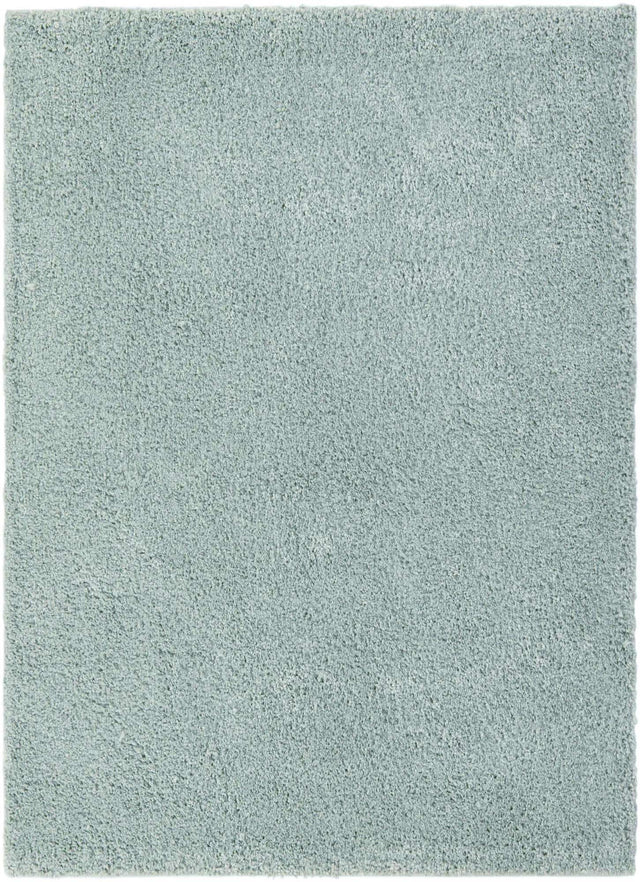 Sage Green 8' x 11' Soft Solid Shag Rectangle Area Rug Thick Soft Touch Fluffy & Plush Shaggy Pile 100% Polypropylene Minimalist Carpet for Modern Home Interiors for Sale at Rug Engine