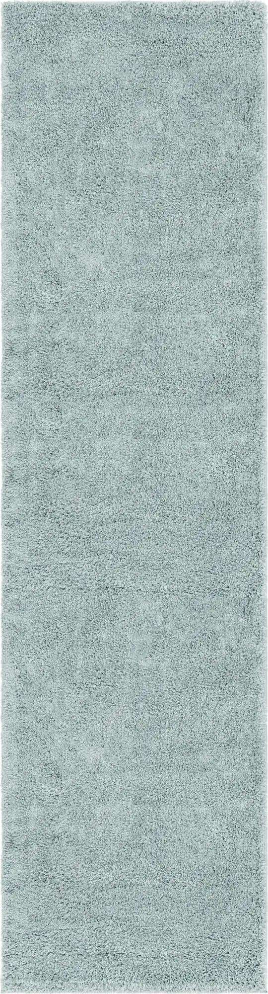Sage Green 2' 7 x 10' Soft Solid Shag Runner Area Rug Thick Soft Touch Fluffy & Plush Shaggy Pile 100% Polypropylene Minimalist Carpet for Modern Home Interiors for Sale at Rug Engine