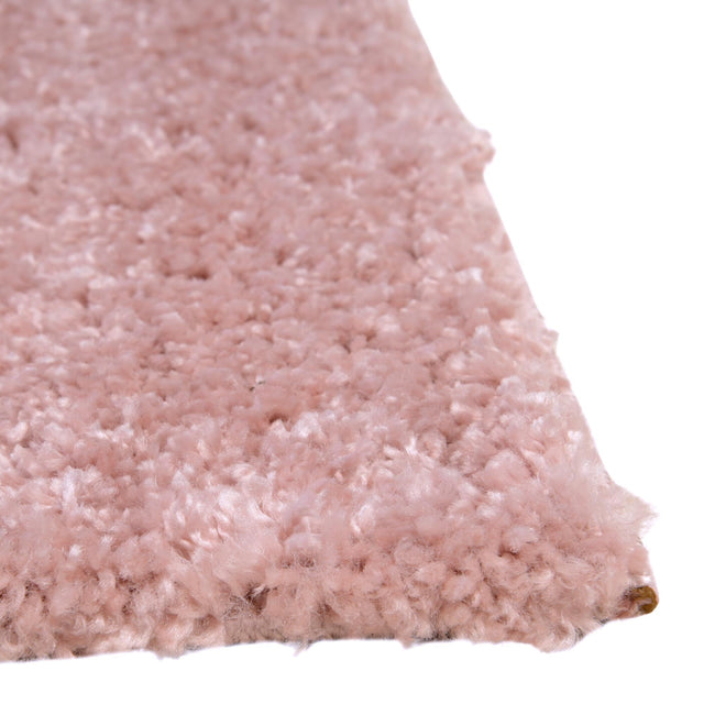 Pink 2' x 3' 1 Soft Solid Shag Rectangle Area Rug Thick Soft Touch Fluffy & Plush Shaggy Pile 100% Polypropylene Minimalist Carpet for Modern Home Interiors for Sale at Rug Engine