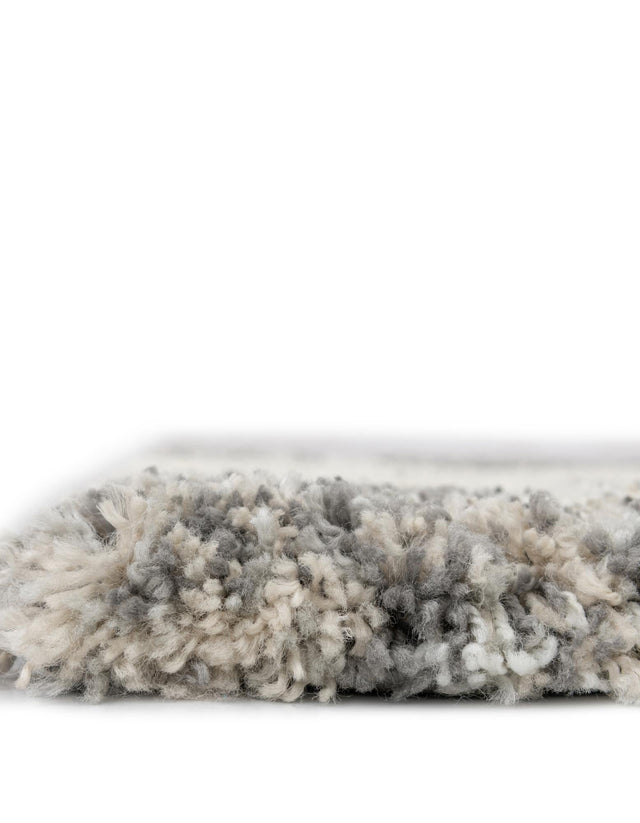 Pebble Gray 5' 3 x 5' 3 Soft Touch Shag Square Area Rug Thick Soft Touch Fluffy & Plush Shaggy Pile 100% Polypropylene Unique Carpet for Modern Home Interiors for Sale at Rug Engine