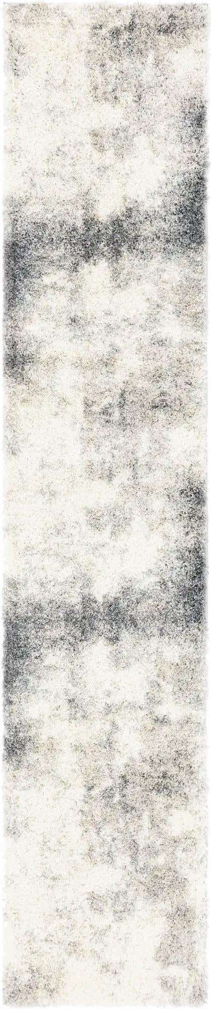 Pebble Gray 2' 7 x 13' 1 Soft Touch Shag Runner Area Rug Thick Soft Touch Fluffy & Plush Shaggy Pile 100% Polypropylene Unique Carpet for Modern Home Interiors for Sale at Rug Engine