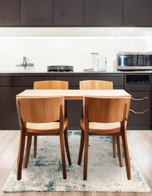 Sage Green 7' 10 x 7' 10 Soft Touch Shag Square Area Rug Thick Soft Touch Fluffy & Plush Shaggy Pile