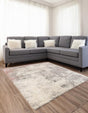 Pink 4' 1 x 4' 1 Soft Touch Shag Square Area Rug Thick Soft Touch Fluffy & Plush Shaggy Pile