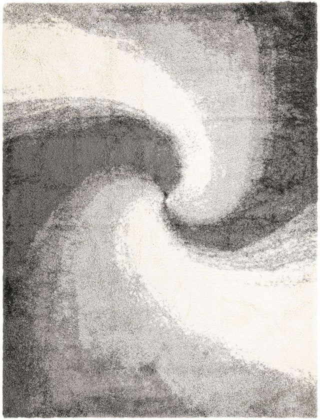 Smoke Gray 9' 10 x 13' 1 Soft Touch Shag Rectangle Area Rug Thick Soft Touch Fluffy & Plush Shaggy Pile 100% Polypropylene Unique Carpet for Modern Home Interiors for Sale at Rug Engine