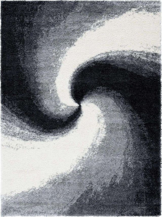 Smoke Gray 9' x 12' Soft Touch Shag Rectangle Area Rug Thick Soft Touch Fluffy & Plush Shaggy Pile 100% Polypropylene Unique Carpet for Modern Home Interiors for Sale at Rug Engine