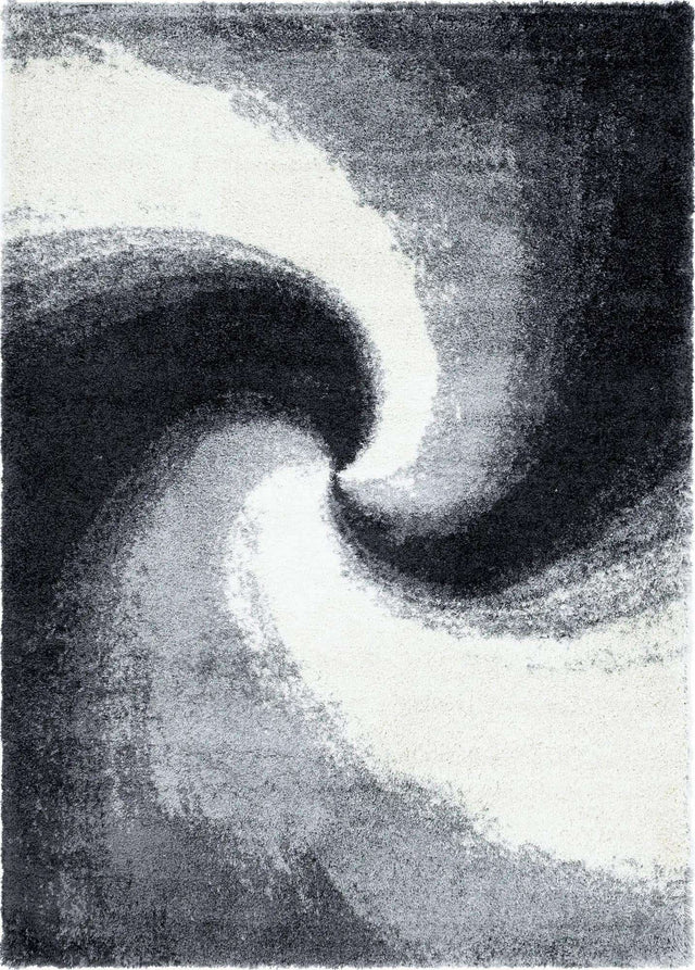 Smoke Gray 7' 10 x 11' Soft Touch Shag Rectangle Area Rug Thick Soft Touch Fluffy & Plush Shaggy Pile 100% Polypropylene Unique Carpet for Modern Home Interiors for Sale at Rug Engine