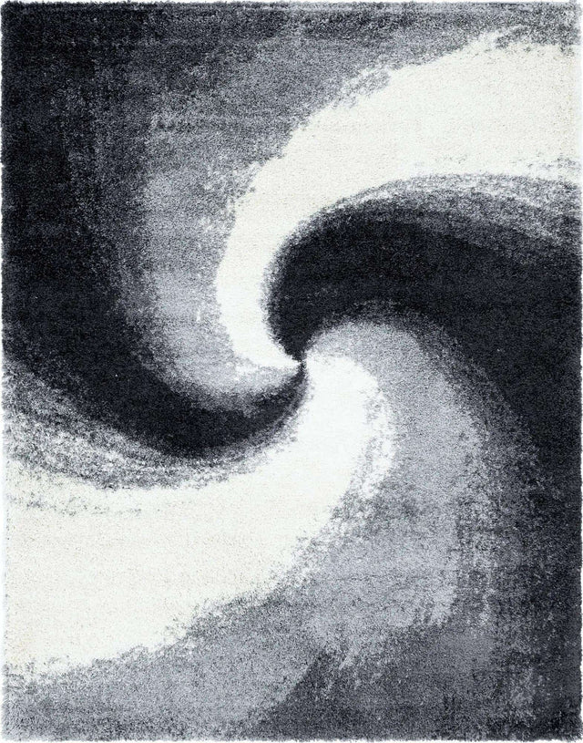 Smoke Gray 7' 10 x 10' Soft Touch Shag Rectangle Area Rug Thick Soft Touch Fluffy & Plush Shaggy Pile 100% Polypropylene Unique Carpet for Modern Home Interiors for Sale at Rug Engine