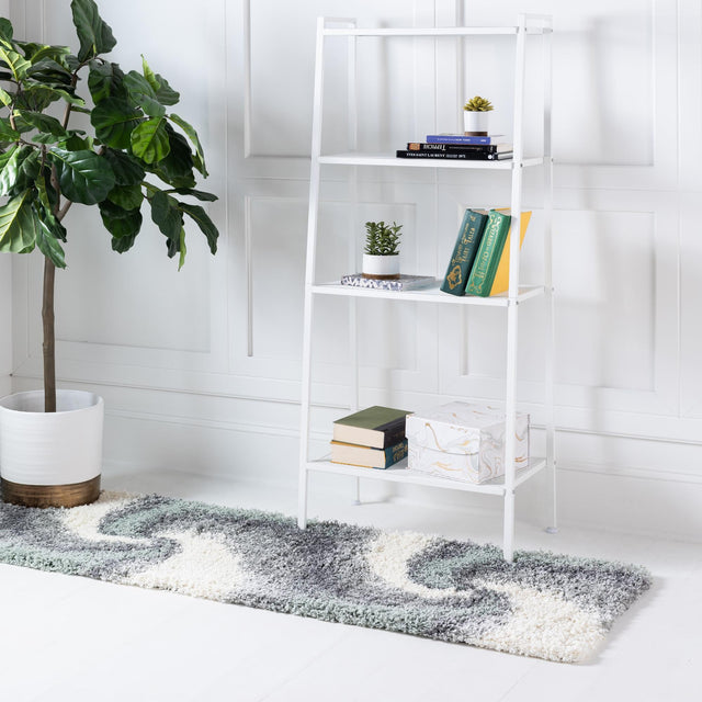Sage Green 2' 7 x 10' Soft Touch Shag Runner Area Rug Thick Soft Touch Fluffy & Plush Shaggy Pile 100% Polypropylene Unique Carpet for Modern Home Interiors for Sale at Rug Engine