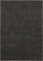 Graphite Gray 10' x 14' 1 Solid Shag Rectangle Area Rug Thick Soft Touch Fluffy & Plush Shaggy Pile