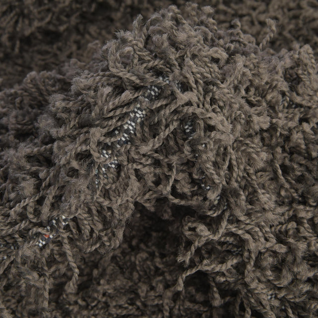 Graphite Gray 6' 1 x 6' 1 Solid Shag Octagon Area Rug Thick Soft Touch Fluffy & Plush Shaggy Pile Durable Minimalist Carpet for Classic Interior Design for Sale at Rug Engine