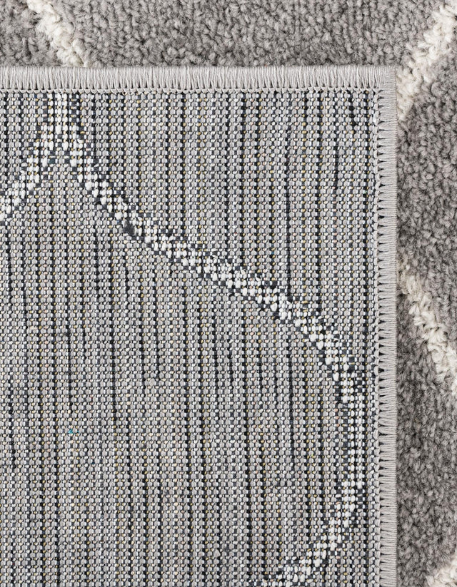 Light Gray 3' 1 x 3' 1 Trellis Frieze Square Area Rug Geometric Modern Unique Stain Resistant Easy Clean Carpet for Living, Dining, Bedrooms, Office for Sale at Rug Engine