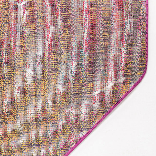 Multicolor 4' 1 x 4' 1 Trellis Frieze Octagon Area Rug Geometric Modern Unique Stain Resistant Easy Clean Carpet for Living, Dining, Bedrooms, Office for Sale at Rug Engine