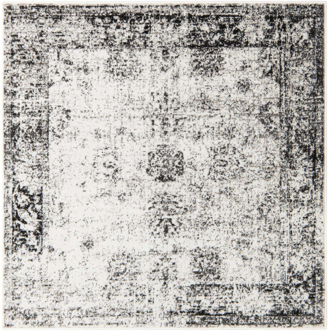 Gray 5' 3 x 5' 3 Sofia Square Area Rug Durable Easy Clean Stain Resistant Unique Carpet for Affordable Interior Home Design for Sale at Rug Engine