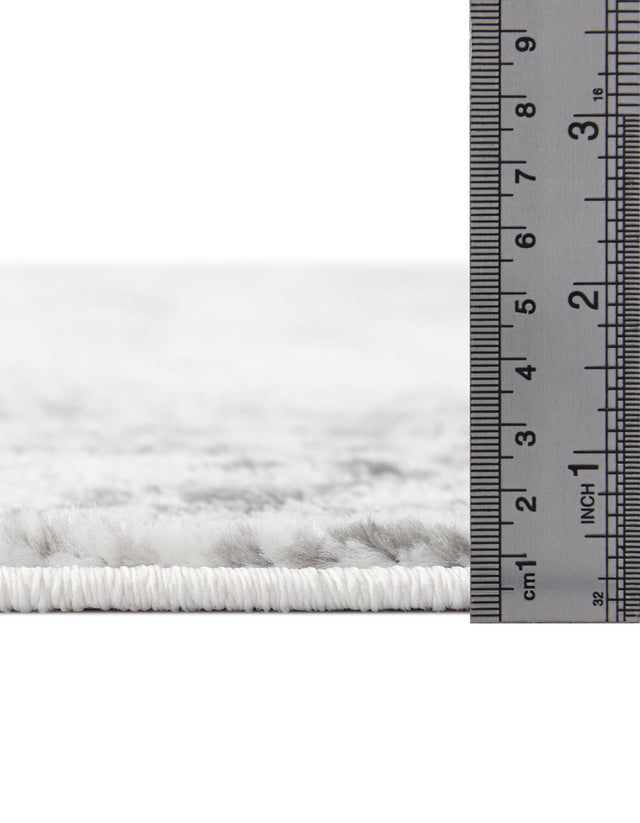 Gray 4' 1 x 6' 1 Sofia Oval Area Rug Durable Easy Clean Stain Resistant Unique Carpet for Affordable Interior Home Design for Sale at Rug Engine