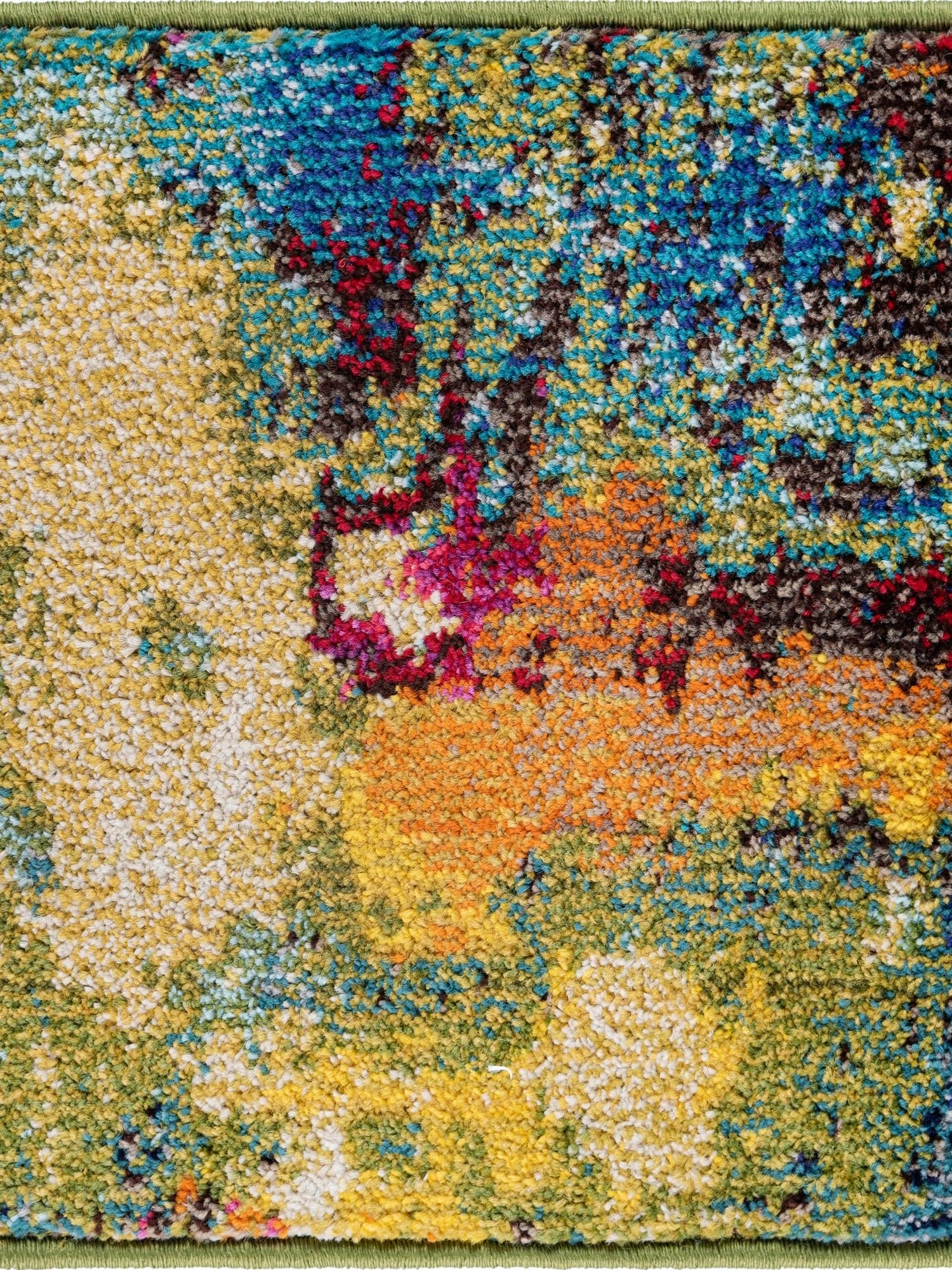 Multicolor 1' 4 x 1' 4 Estrella Sample Area Rug 100% Polypropylene Non-Shedding Stain Resistant Carpet Colorful Modern Abstract Design Easy Clean for Home Decor for Sale at Rug Engine