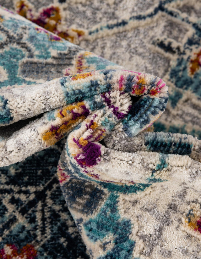 Ivory 3' 7 x 3' 7 Budapest Round Area Rug 70% Polypropylene & 30% Polyester With Cotton Backing Traditional Classical Room Carpet for Sale at Rug Engine