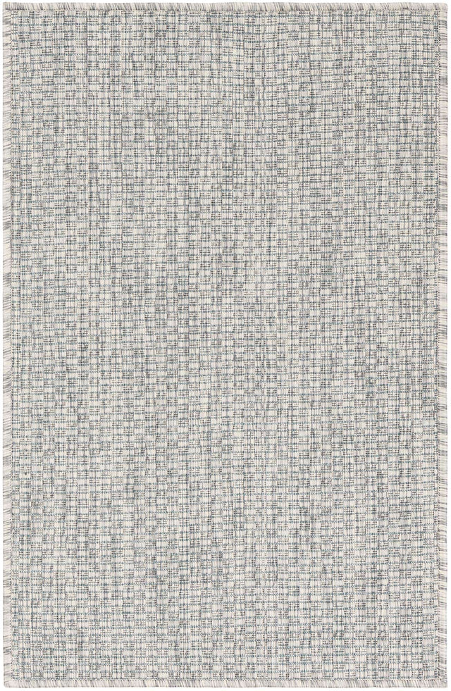 Light Gray 2' x 3' 1 Outdoor Solid Rectangle Area Rug Weather Resistant for Patio, Deck, Terrace, Balcony, Porch 100% Polypropylene Minimalist Waterproof Carpet for Sale at Rug Engine