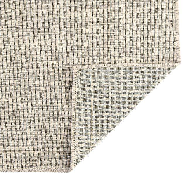 Light Gray 5' 3 x 5' 3 Outdoor Solid Square Area Rug Weather Resistant for Patio, Deck, Terrace, Balcony, Porch 100% Polypropylene Minimalist Waterproof Carpet for Sale at Rug Engine