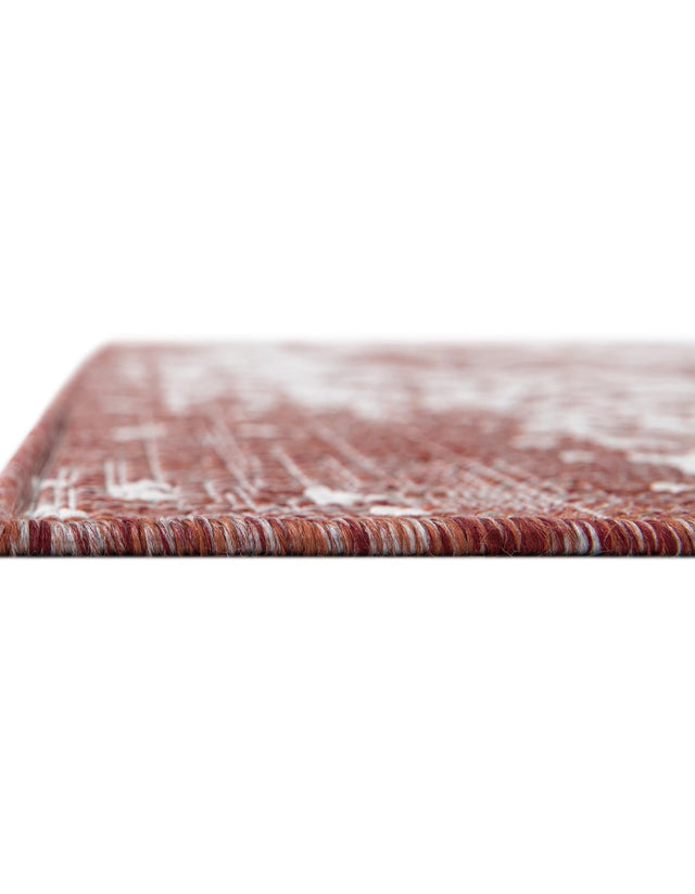 Rust Red 2' x 6' 1 Jill Zarin Outdoor Runner Area Rug Weather Resistant for Patio, Deck, Terrace, Balcony, Porch Durable 100% Polypropylene Carpet for Outside for Sale at Rug Engine