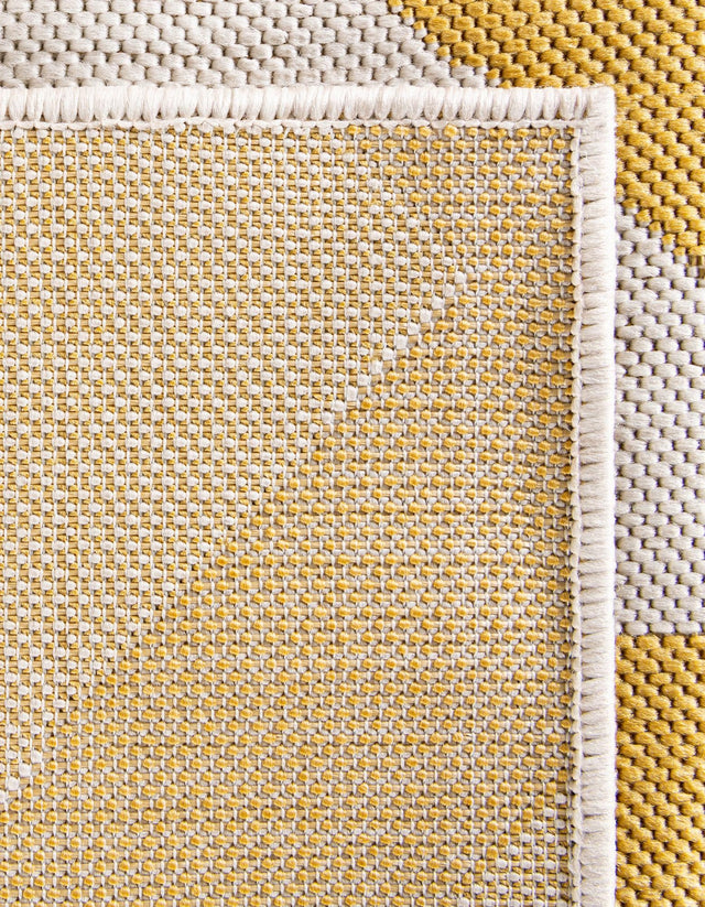 Yellow 2' x 3' 1 Jill Zarin Outdoor Rectangle Area Rug Weather Resistant for Patio, Deck, Terrace, Balcony, Porch Durable 100% Polypropylene Carpet for Outside for Sale at Rug Engine