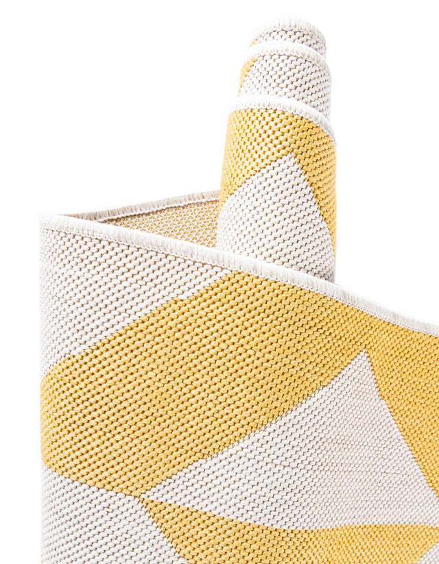 Yellow 2' x 3' 1 Jill Zarin Outdoor Rectangle Area Rug Weather Resistant for Patio, Deck, Terrace, Balcony, Porch Durable 100% Polypropylene Carpet for Outside for Sale at Rug Engine