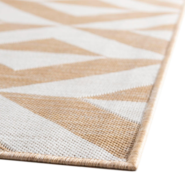 Beige 9' x 12' Jill Zarin Outdoor Rectangle Area Rug Weather Resistant for Patio, Deck, Terrace, Balcony, Porch Durable 100% Polypropylene Carpet for Outside for Sale at Rug Engine