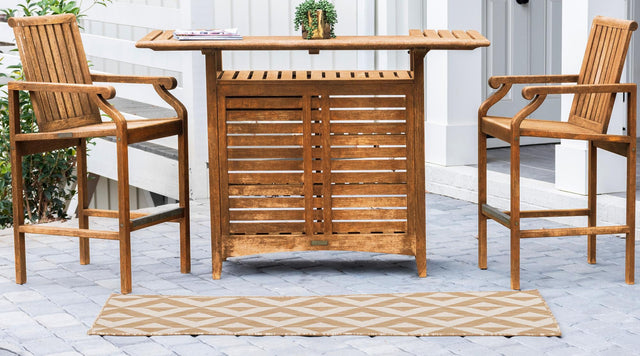 Beige 2' x 8' Jill Zarin Outdoor Runner Area Rug Weather Resistant for Patio, Deck, Terrace, Balcony, Porch Durable 100% Polypropylene Carpet for Outside for Sale at Rug Engine