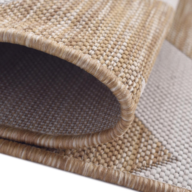 Beige 2' x 8' Jill Zarin Outdoor Runner Area Rug Weather Resistant for Patio, Deck, Terrace, Balcony, Porch Durable 100% Polypropylene Carpet for Outside for Sale at Rug Engine