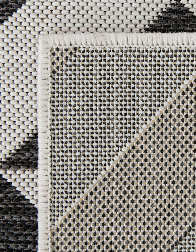 Charcoal Gray 2' x 6' 1 Jill Zarin Outdoor Runner Area Rug Weather Resistant for Patio, Deck, Terrace, Balcony, Porch Durable 100% Polypropylene Carpet for Outside for Sale at Rug Engine