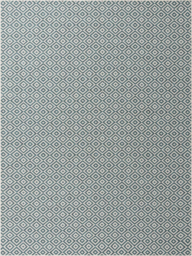 Teal 9' x 12' Jill Zarin Outdoor Rectangle Area Rug Weather Resistant for Patio, Deck, Terrace, Balcony, Porch Durable 100% Polypropylene Carpet for Outside for Sale at Rug Engine